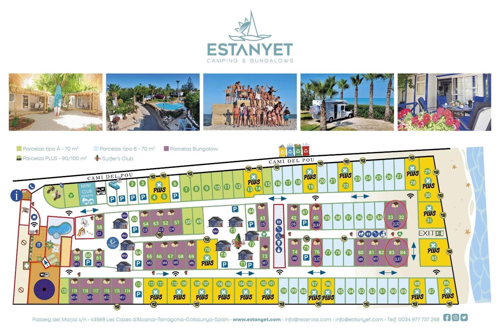 Camping & Bungalows Estanyet Les Cases d'Alcanar Exteriér fotografie