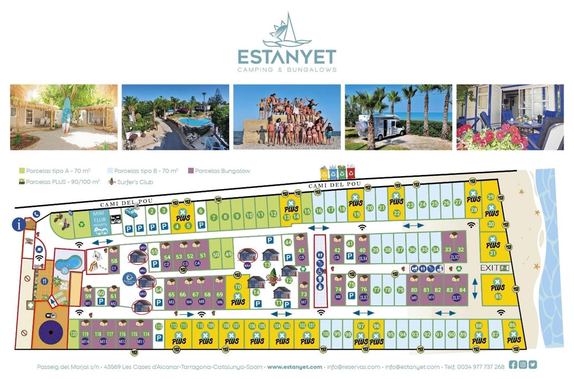 Camping & Bungalows Estanyet Les Cases d'Alcanar Exteriér fotografie